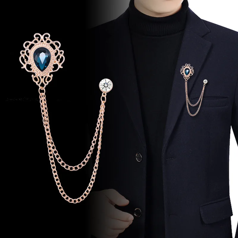 Vintage Women Fashion - New Vintage Tassel Chain Rhinestone Crystal