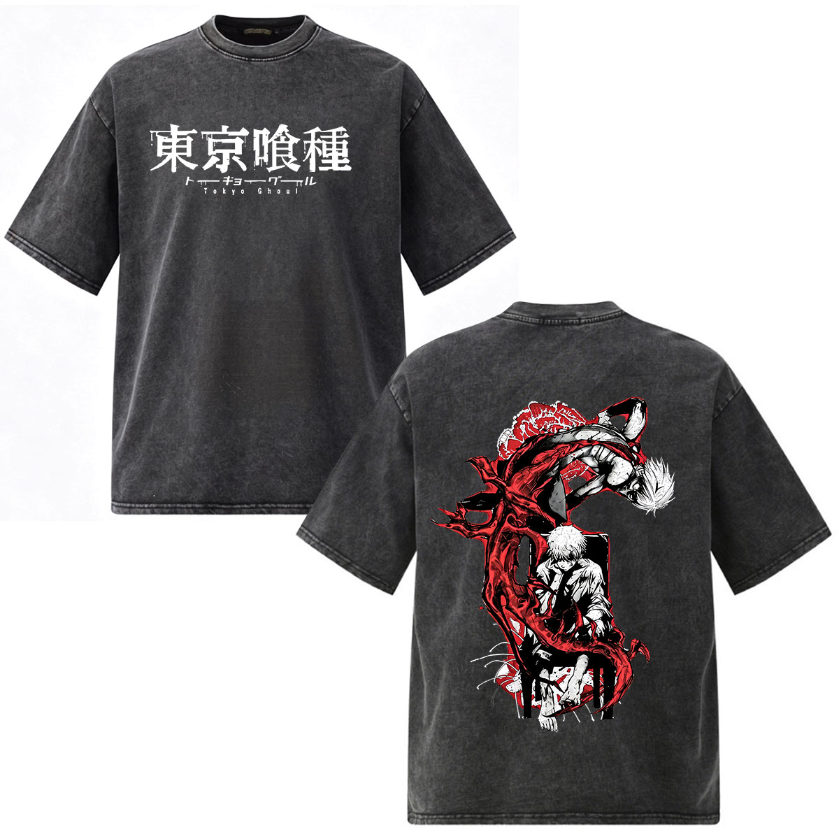 Vintage Fashion Tokyo - Anime Tokyo Ghoul Ken Kaneki T