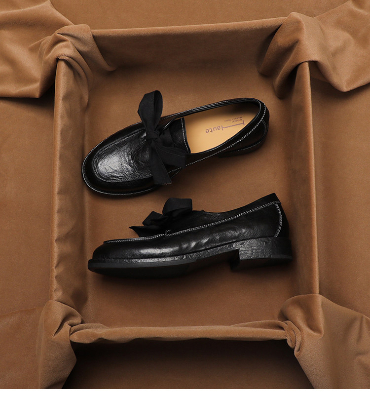 Vintage Fashion Style - SHOEBOX ‌Vintage British-Style Loafers for Women