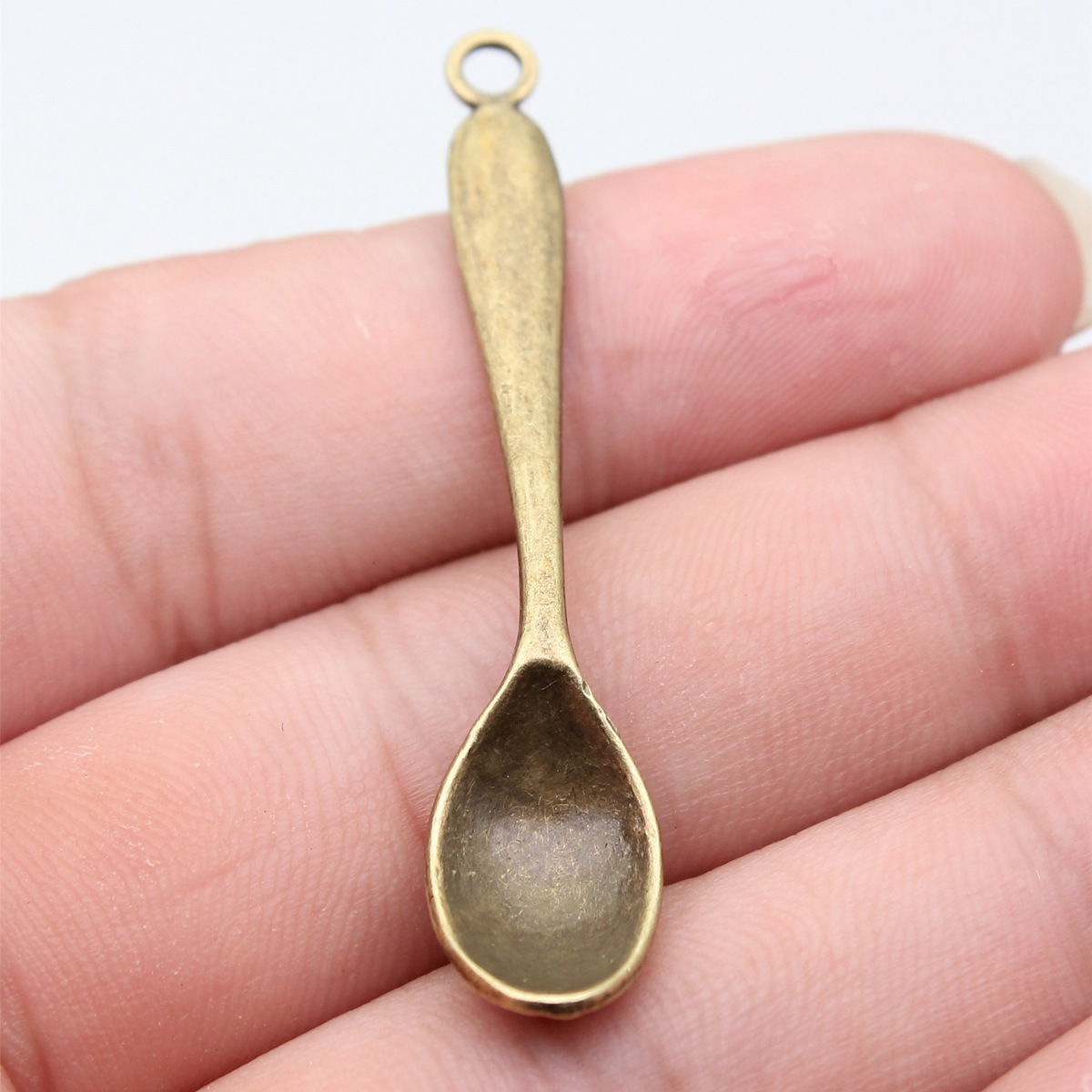 Vintage Fashion Words - 10pcs 54x11mm 5 Colors Spoon Charms