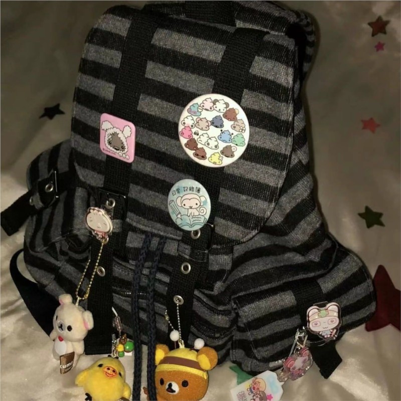 Vintage Fashion Boutique - Harajuku Vintage Backpack Women Unique Color
