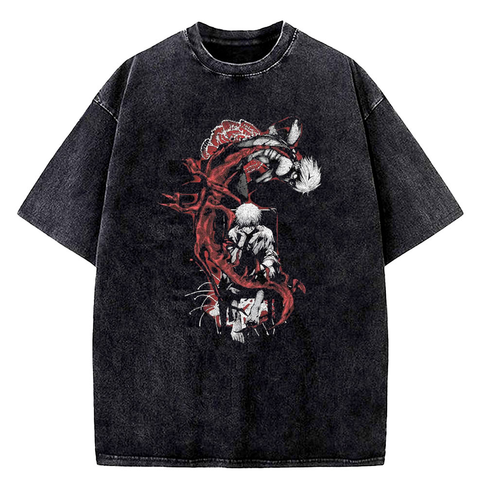 Vintage Fashion Tokyo - Tokyo Ghoul Vintage Washed cotton top