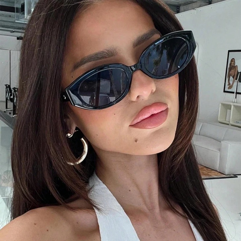 Vintage Fashion De - Vintage Cat Eye Sunglasses Woman Retro