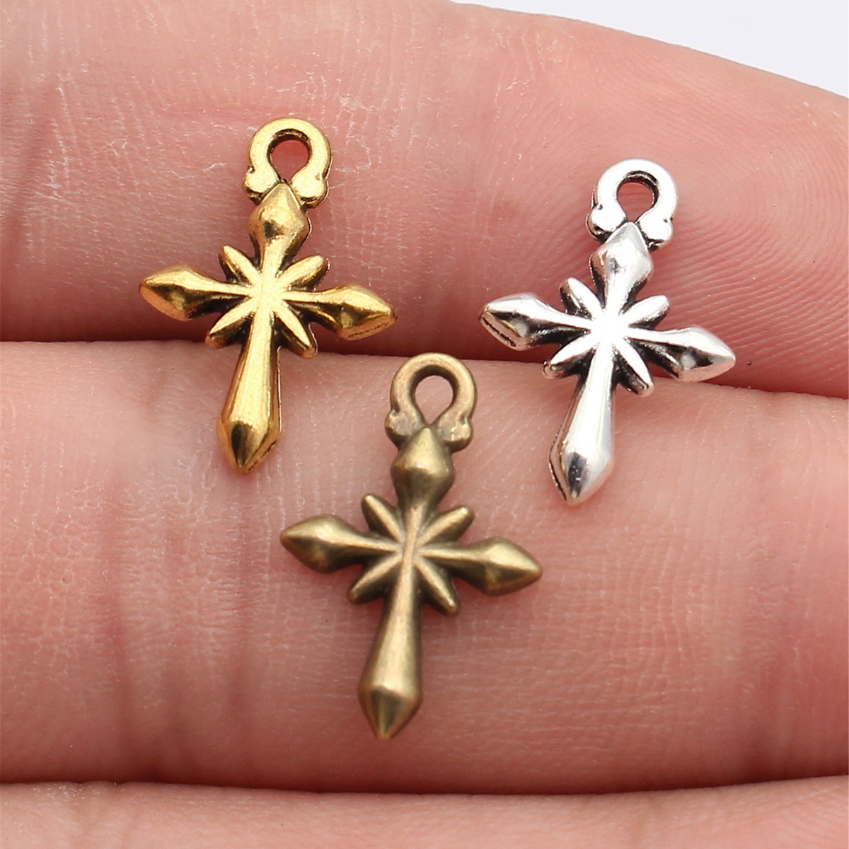 Vintage Fashion Words - WYSIWYG 40pcs 18x12mm 3 Colors Antique