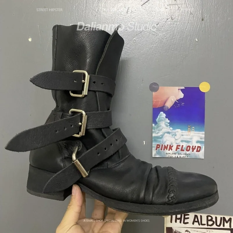 Fashion Men's Genuine Leather  - Vintage Fashion Style recension och pris