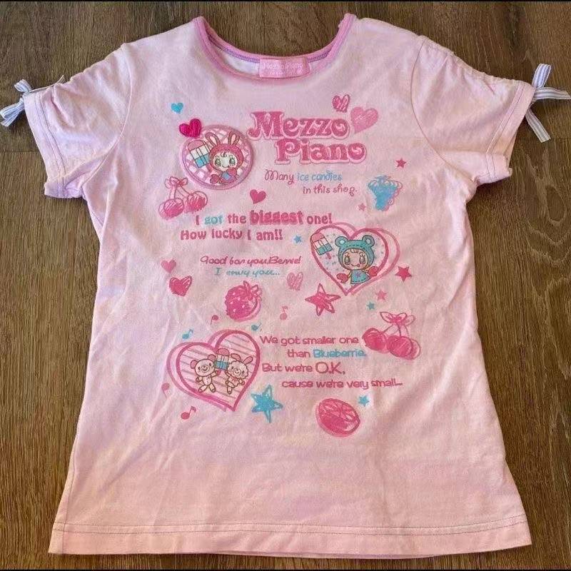 Vintage Kawaii Cute Short Slee - Vintage Women Fashion recension och pris
