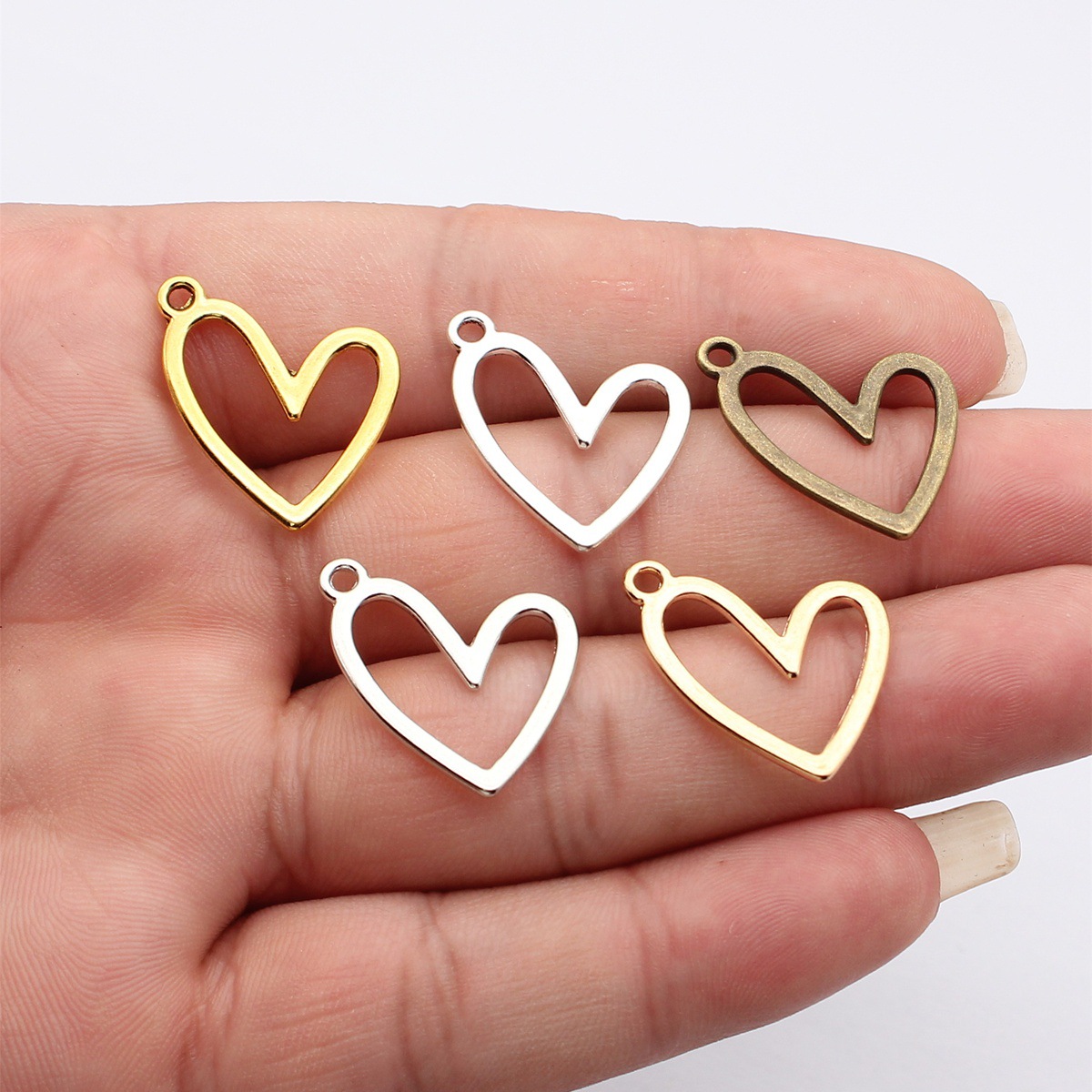 WYSIWYG 20pcs 22x20mm 5 Colors - Vintage Fashion Words recension och pris