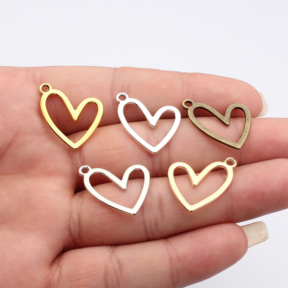 WYSIWYG 20pcs 22x20mm 5 Colors - Vintage Fashion Words recension och pris
