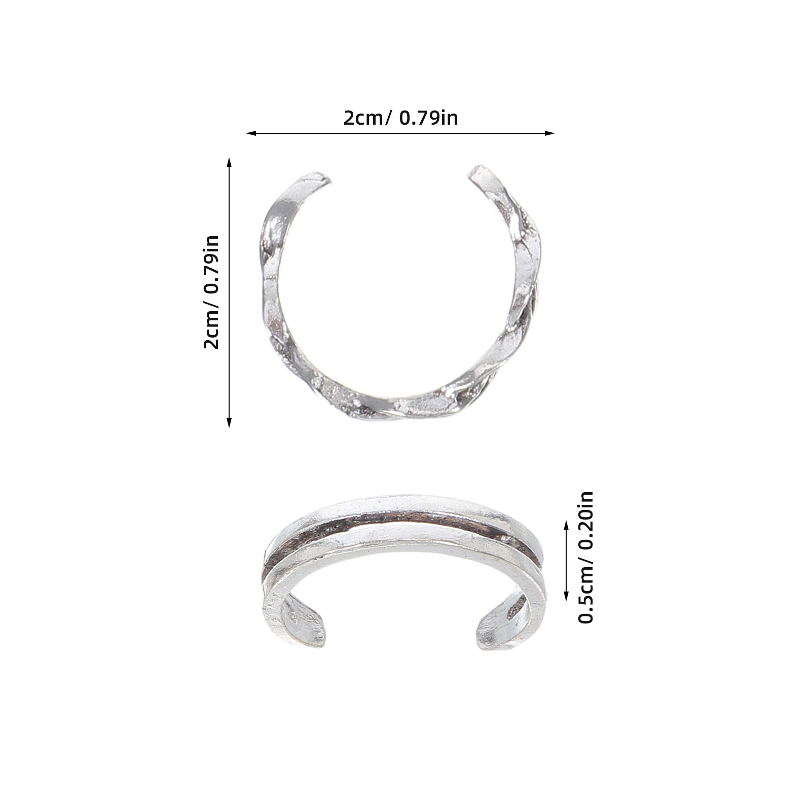 12Pcs Adjustable Vintage Fashi - Vintage Fashion Rings For Women recension och pris