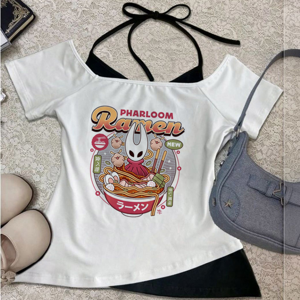 Hollow Knight cropped top fema - Vintage Fashion For Sale recension och pris