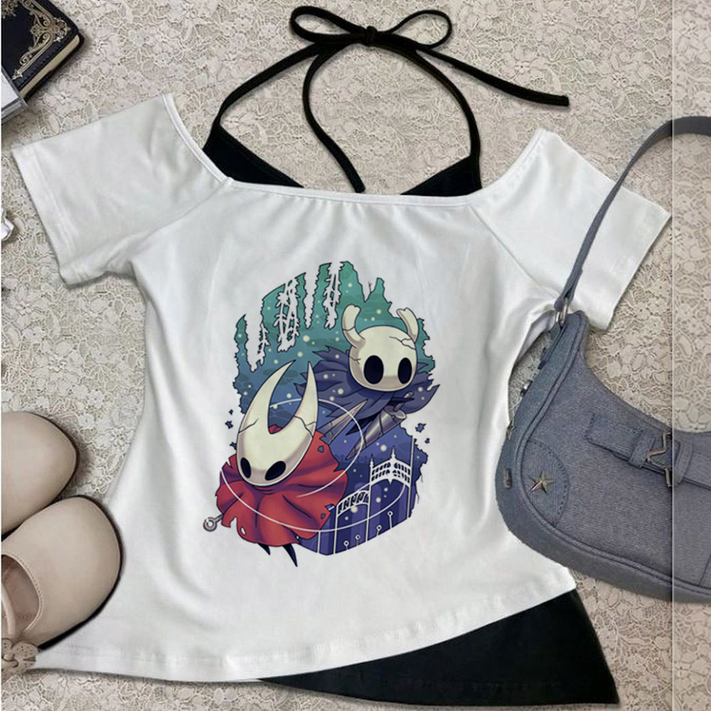 Hollow Knight cropped top fema - Vintage Fashion For Sale recension och pris