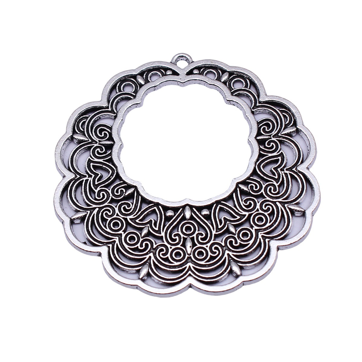 Boho Ethnic Mandala Pendant Fl - Vintage Fashion Words recension och pris
