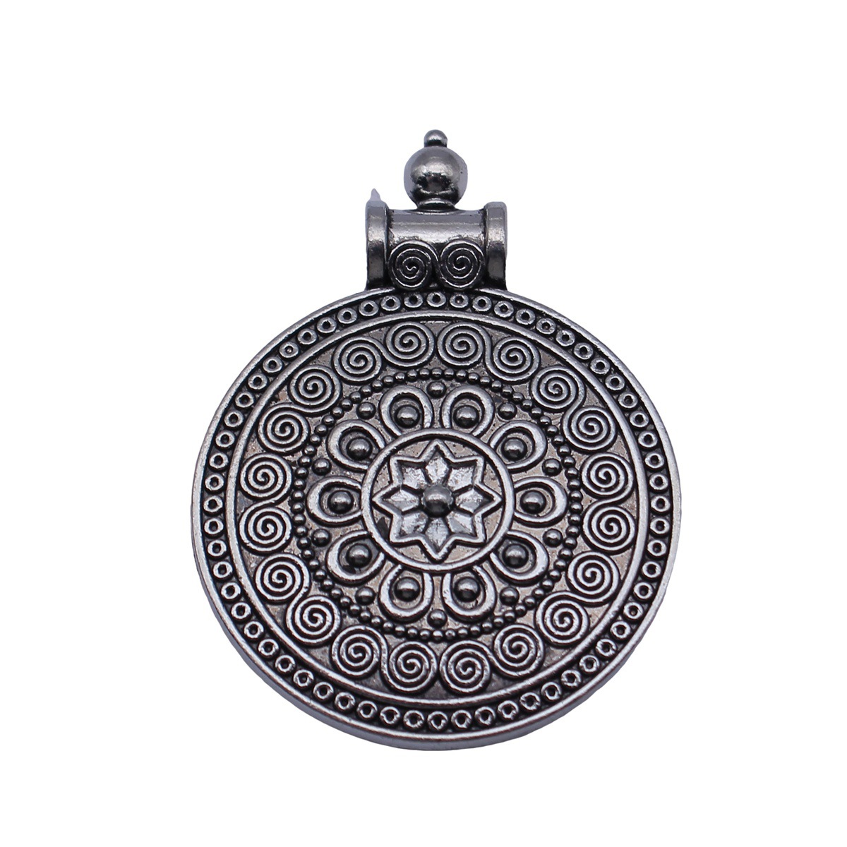 Boho Ethnic Mandala Pendant Fl - Vintage Fashion Words recension och pris