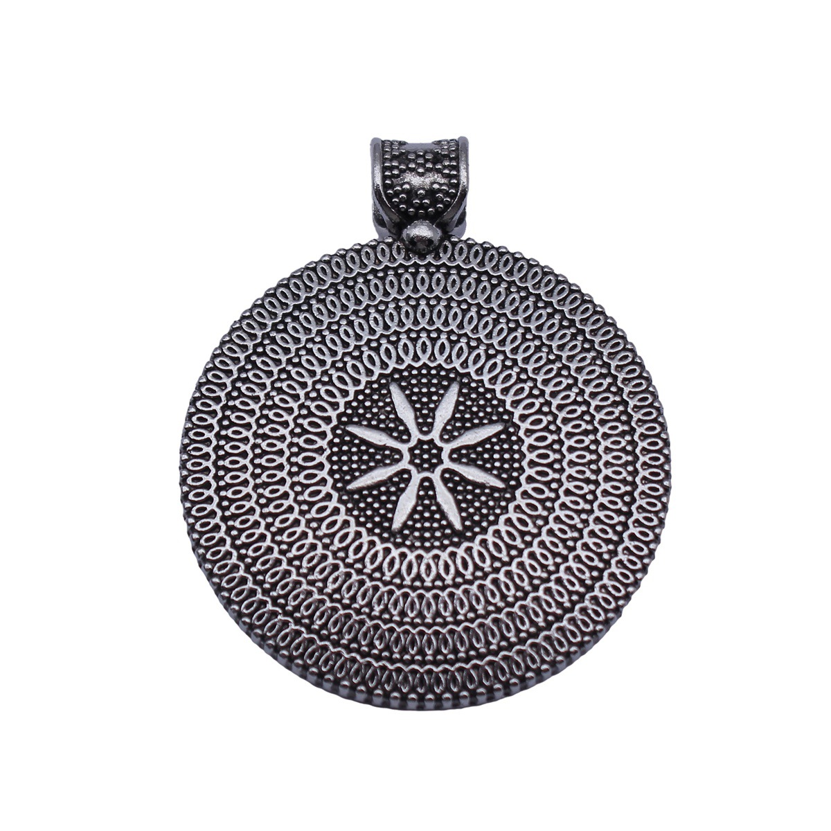 Boho Ethnic Mandala Pendant Fl - Vintage Fashion Words recension och pris