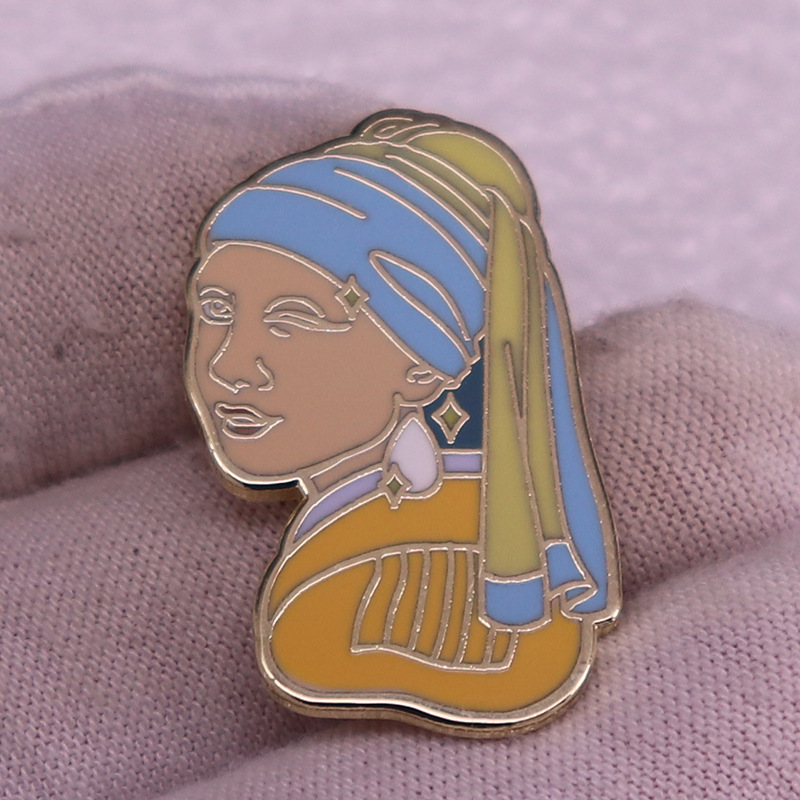Hard Enamel Pins Classic Art B - Vintage Fashion Illustration recension och pris