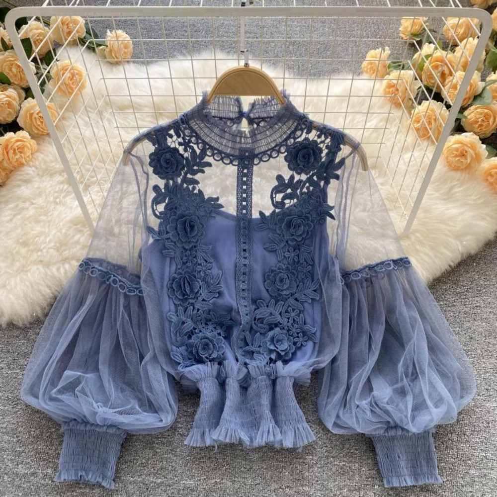 2Pcs/Set Lace Puff Long Sleeve - Vintage Victorian Fashion recension och pris