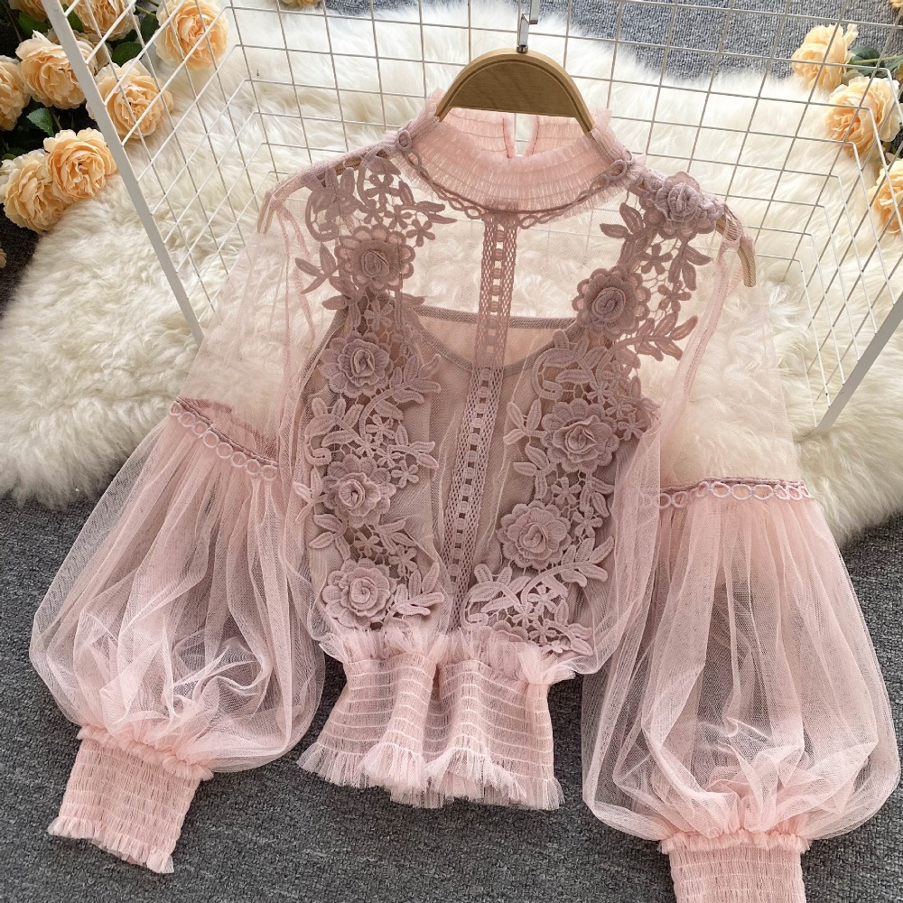 2Pcs/Set Lace Puff Long Sleeve - Vintage Victorian Fashion recension och pris