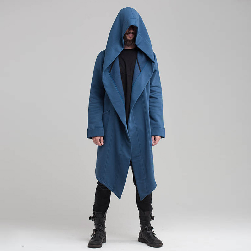 Men's Winter Hooded Cardigan T - Vintage Fashion Postcards recension och pris