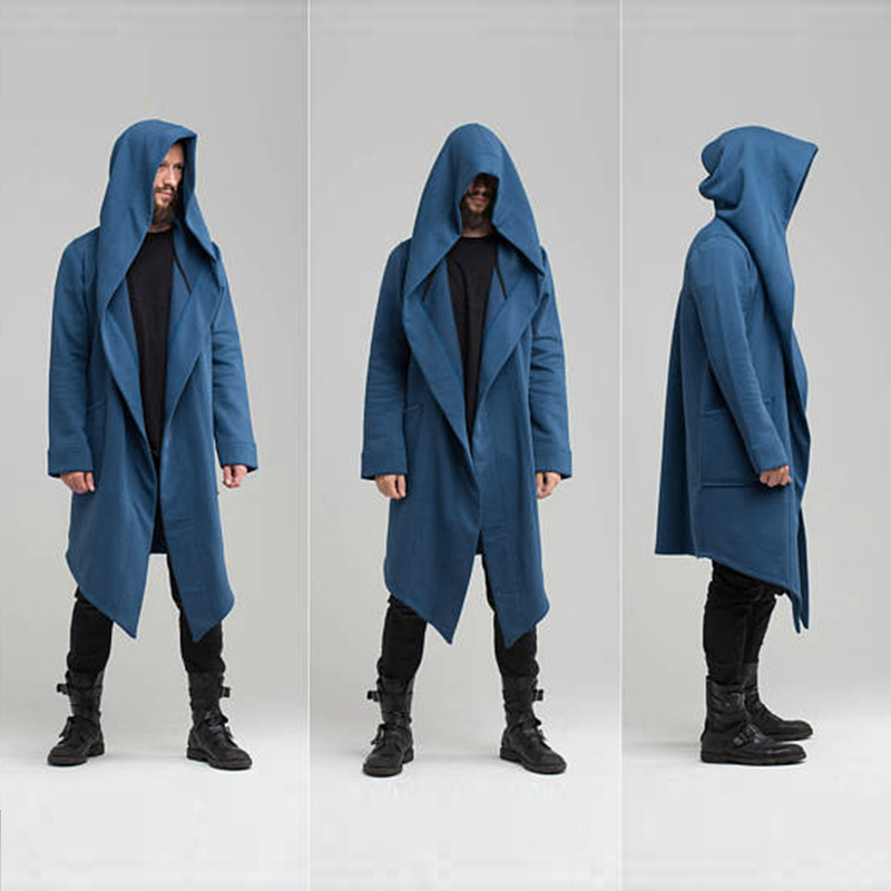 Men's Winter Hooded Cardigan T - Vintage Fashion Postcards recension och pris