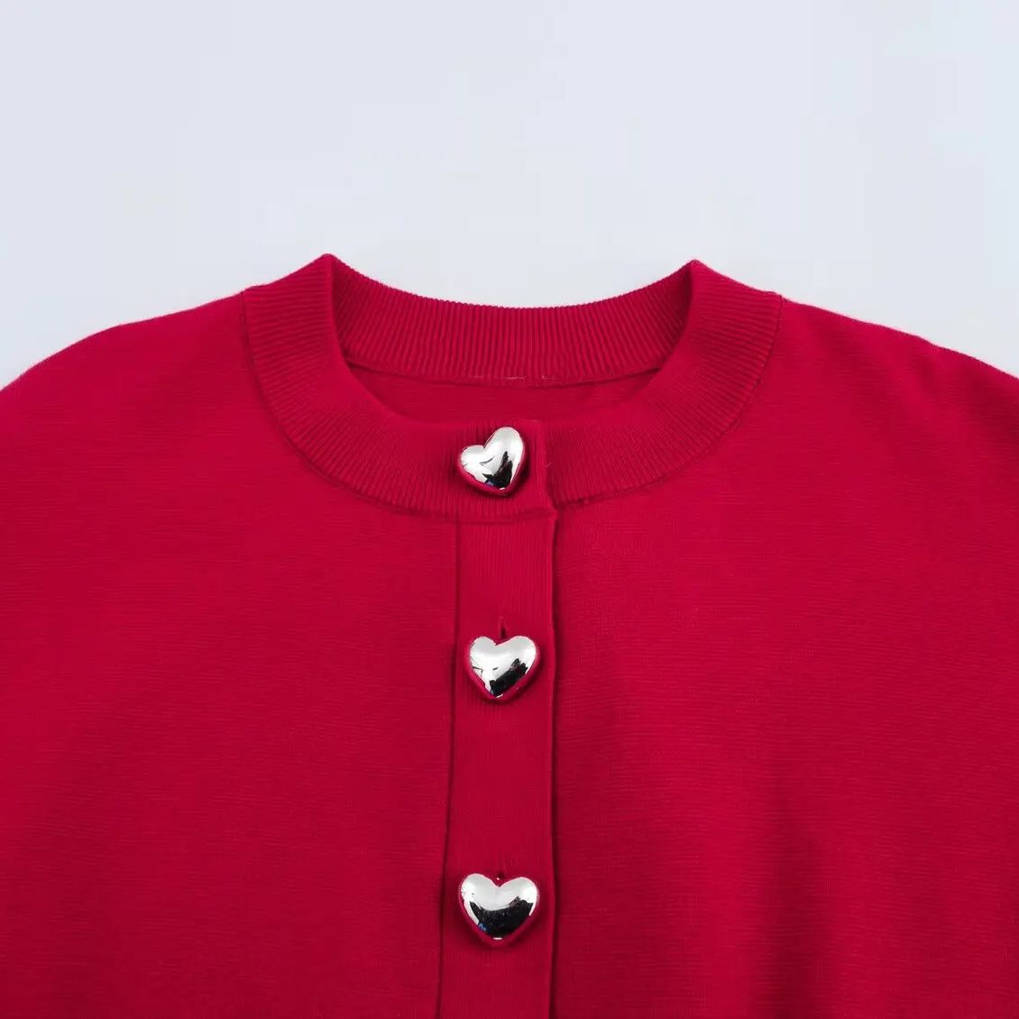 Women Cropped Knit Cardigan Bu - Crop Cardigan Vintage recension och pris