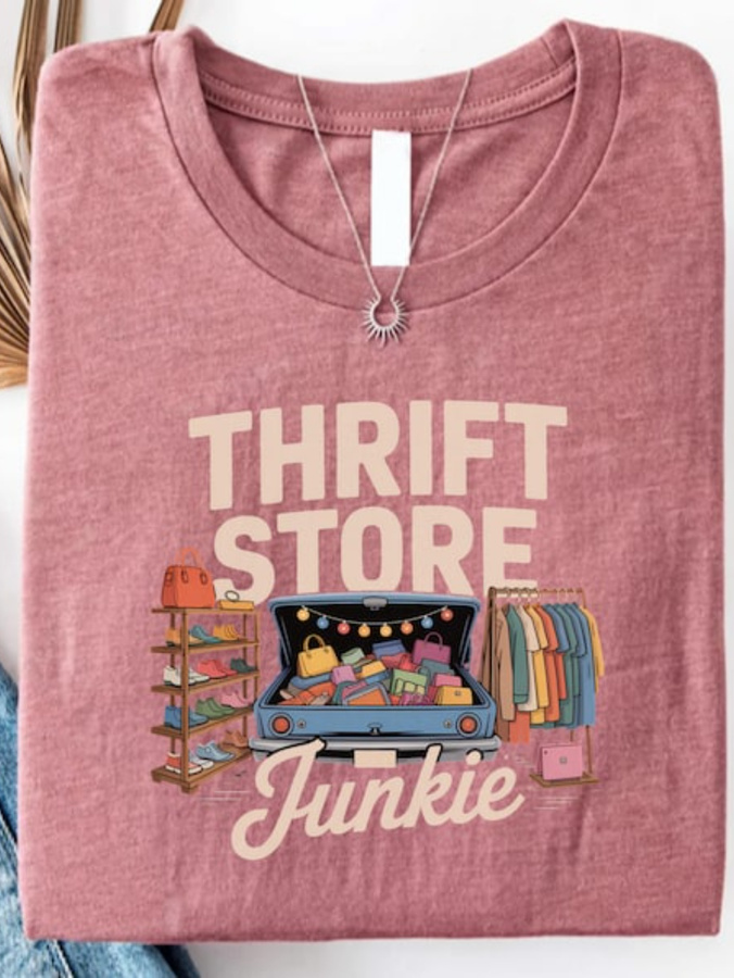 Vintage Thrift Store T-Shirt - - Vintage Fashion Thrift recension och pris