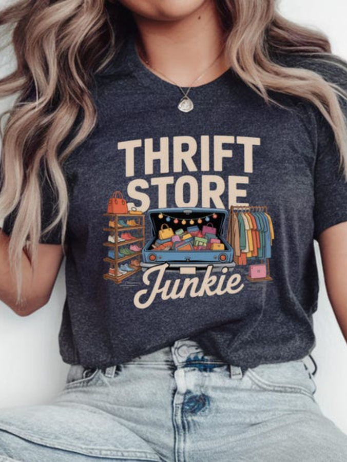 Vintage Thrift Store T-Shirt - - Vintage Fashion Thrift recension och pris