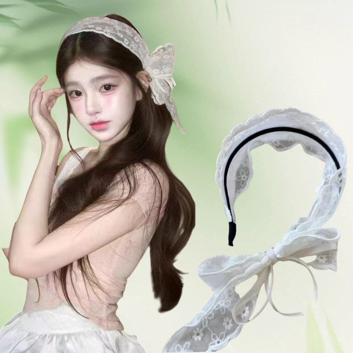 New Vintage Pastoral Lace Hair - Vintage Fashion Boutique recension och pris
