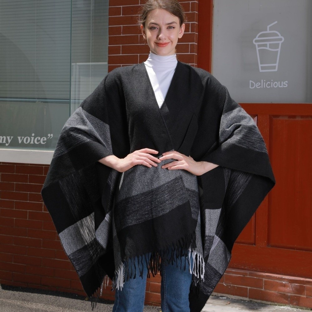 Warm Coat Plaid Design Travel  - Vintage Fashion Rings For Women recension och pris