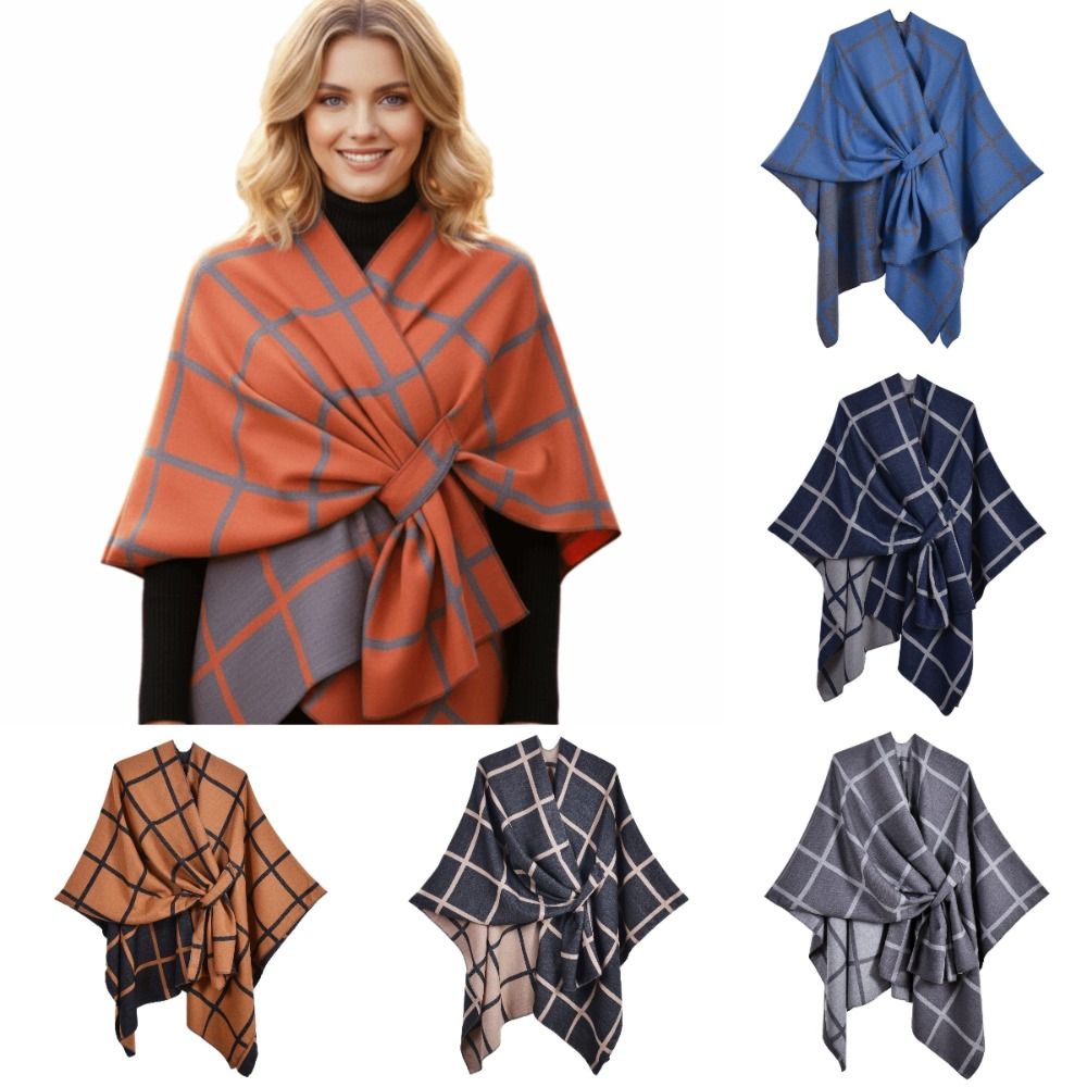 Warm Coat Plaid Design Travel  - Vintage Fashion Rings For Women recension och pris