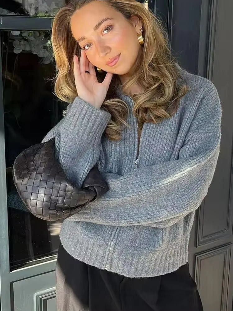 HH Vintage Women Solid Knitted - Crop Cardigan Vintage recension och pris