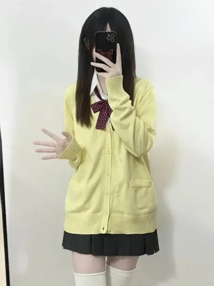 Japanese Vintage Long Sleeve W - Crop Cardigan Vintage recension och pris