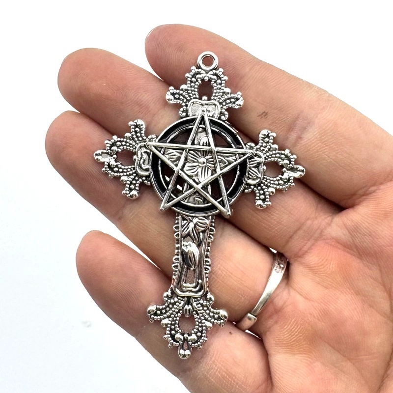 2pcs 30x15mm Gothic Big Cross  - Vintage Fashion Words recension och pris