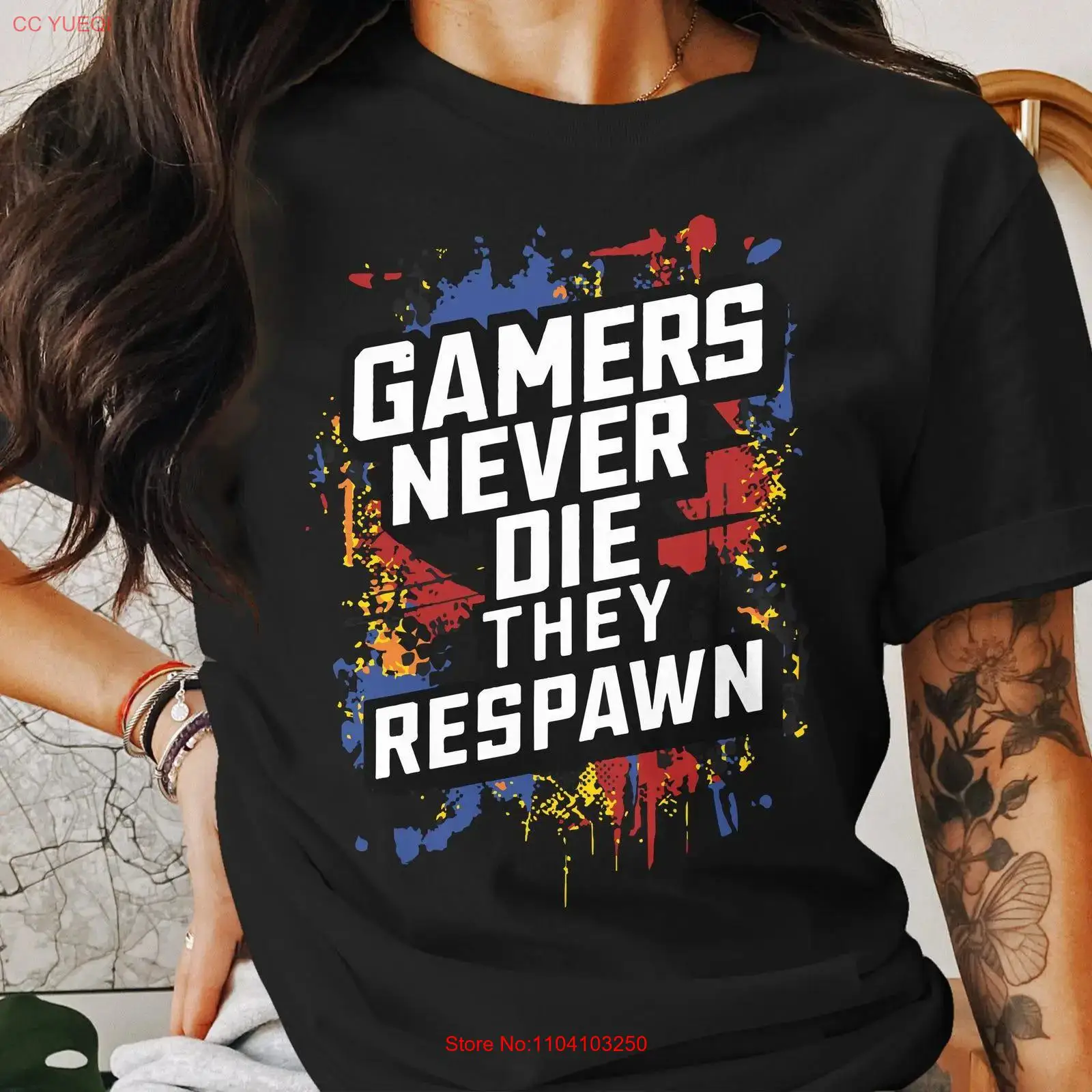 Gamers Never Die They Respawn  - Vintage Fashion Video recension och pris