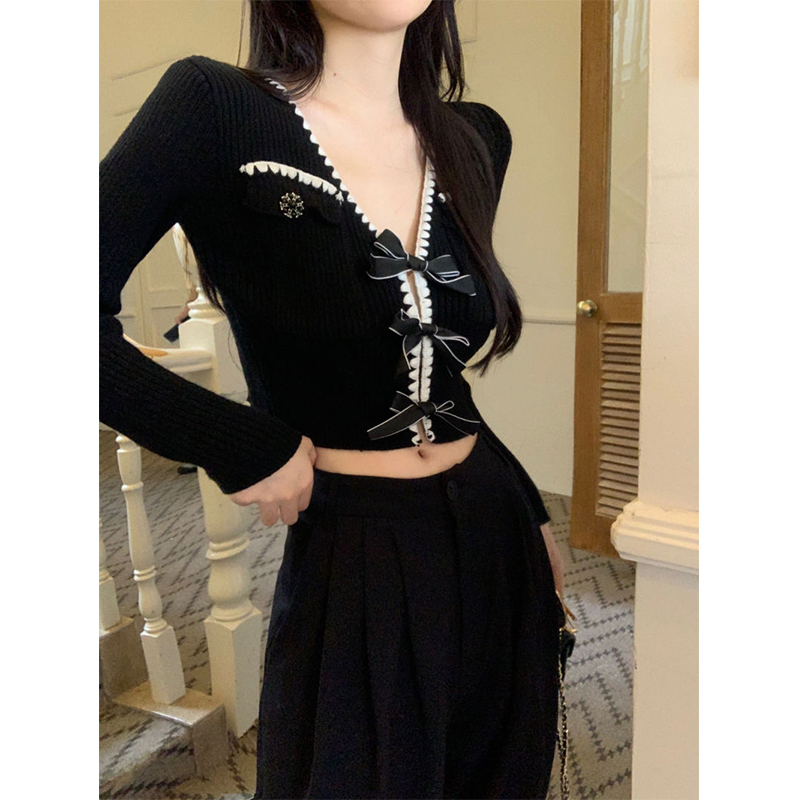 MEXZT Vintage Knitted Cardigan - Crop Cardigan Vintage recension och pris