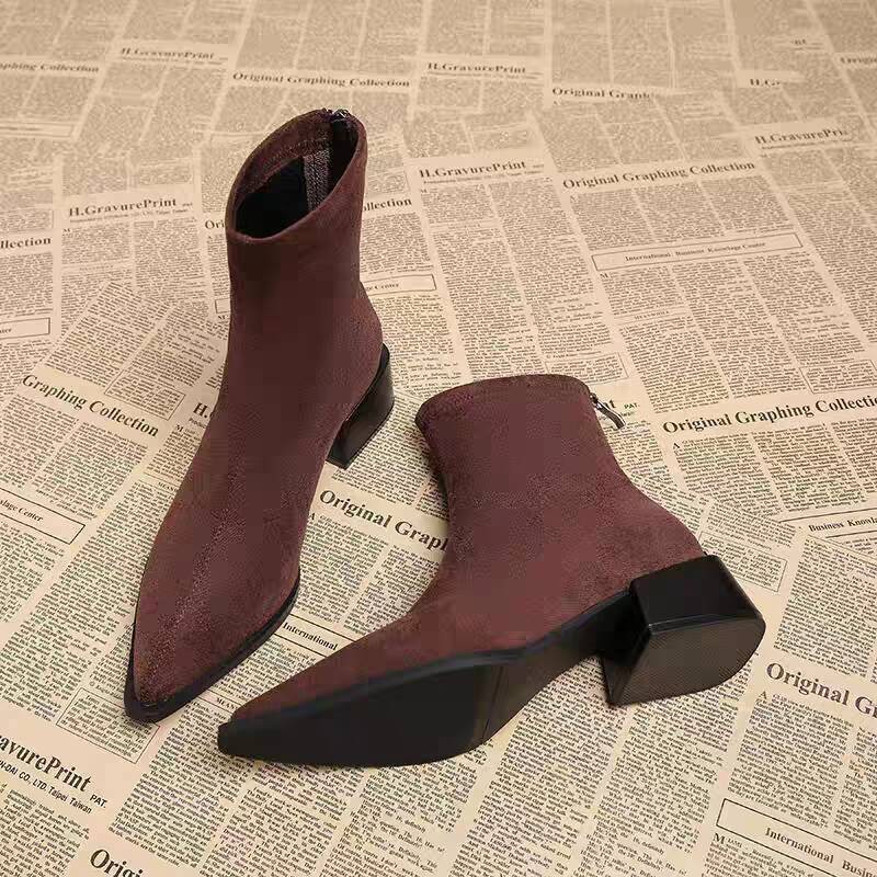 New Low Heel Women Mordern Ank - Vintage Fashion Style recension och pris
