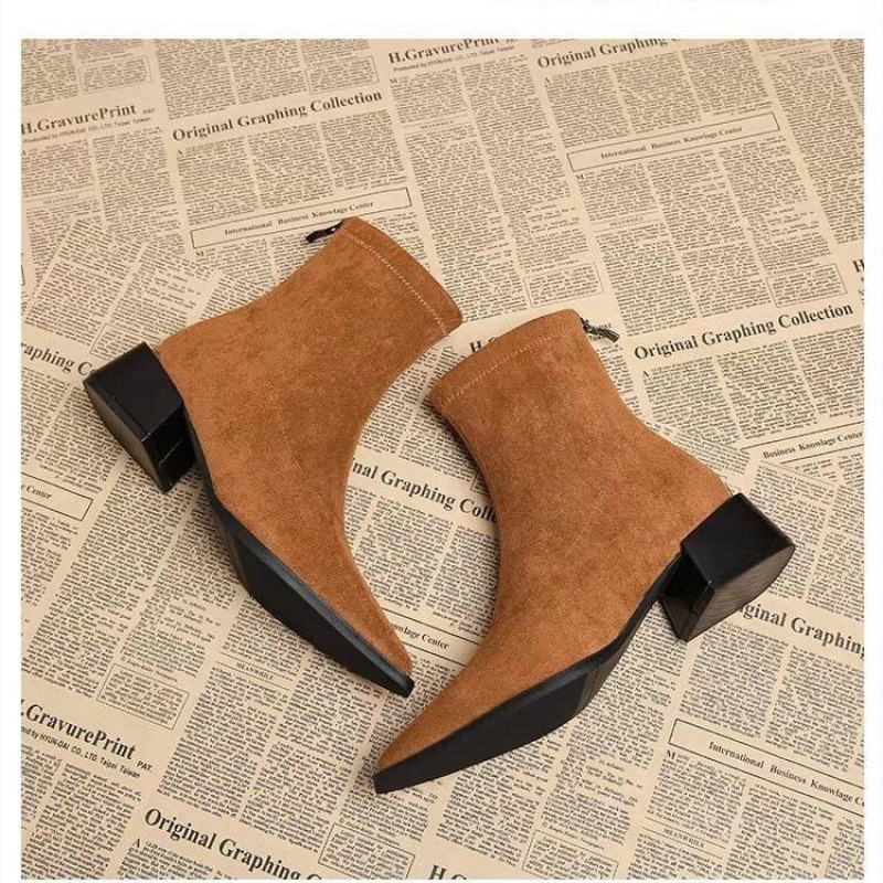New Low Heel Women Mordern Ank - Vintage Fashion Style recension och pris