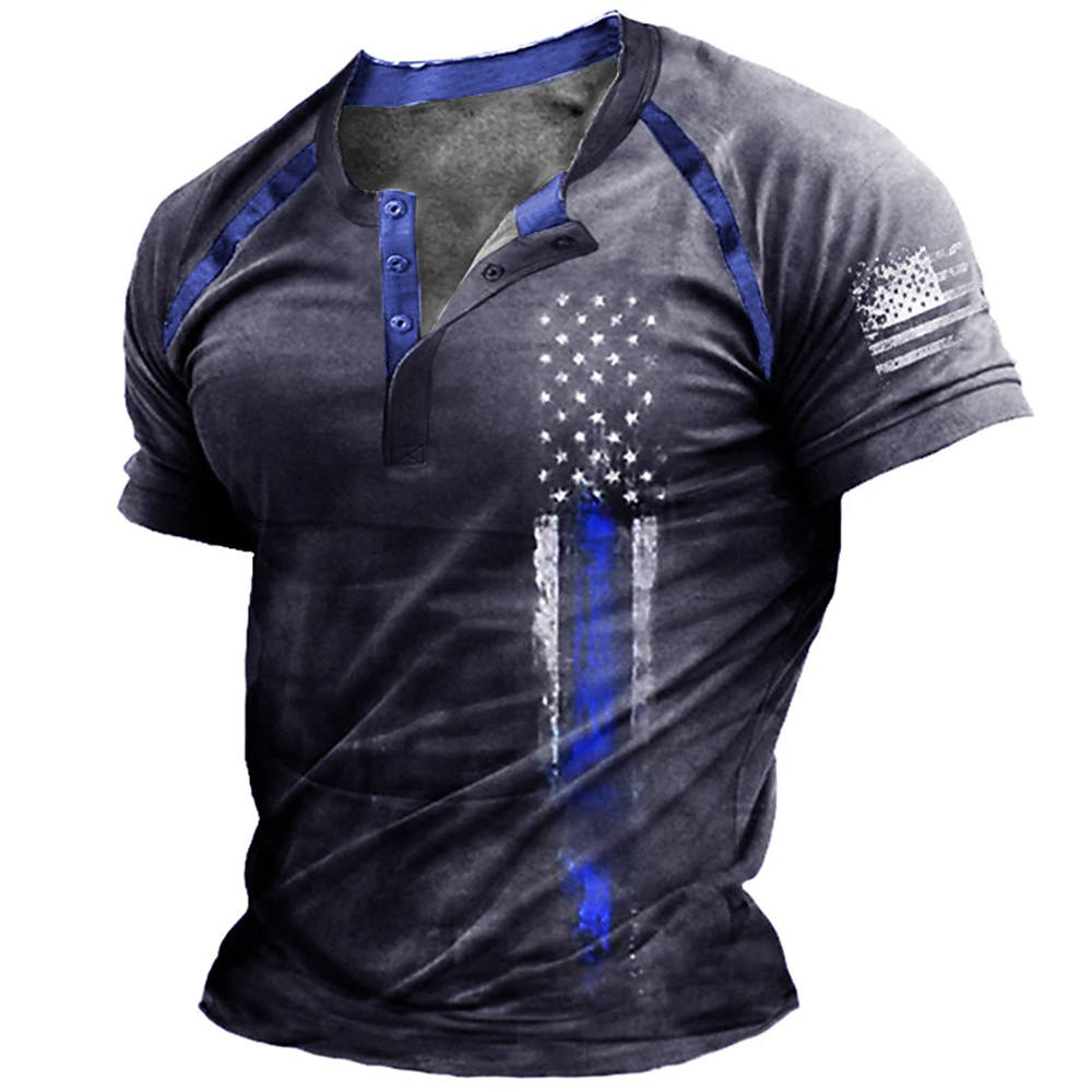 Funny 3D American Flag Print M - Vintage Victorian Fashion recension och pris