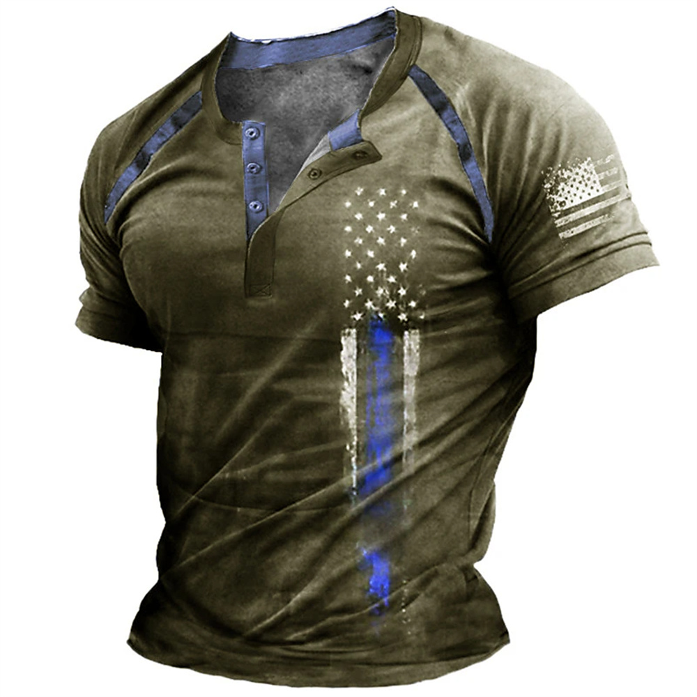 Funny 3D American Flag Print M - Vintage Victorian Fashion recension och pris