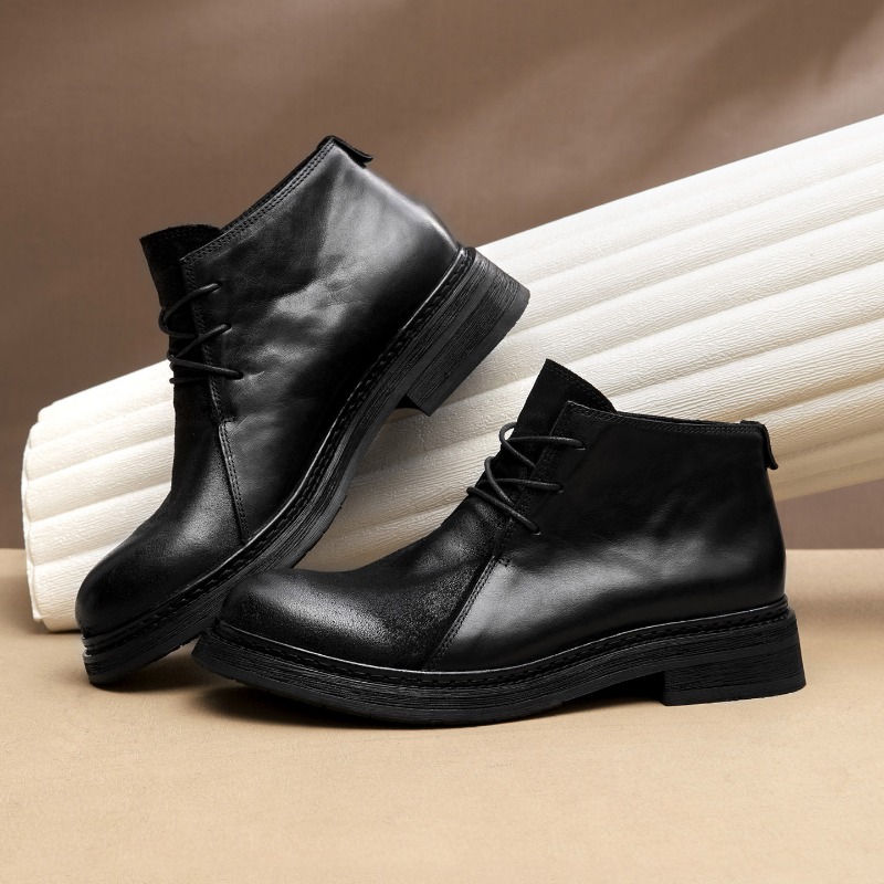 Vintage Mens Genuine Leather B - Vintage Fashion Style recension och pris