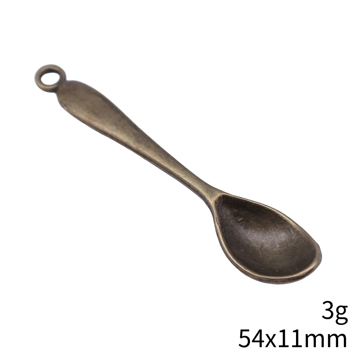 10pcs 54x11mm 5 Colors Spoon C - Vintage Fashion Words recension och pris
