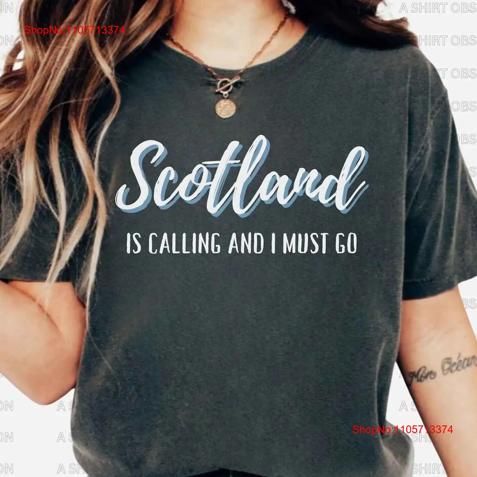 Scotland T Shirt Gaelic Edinbu - Vintage Fashion Edinburgh recension och pris