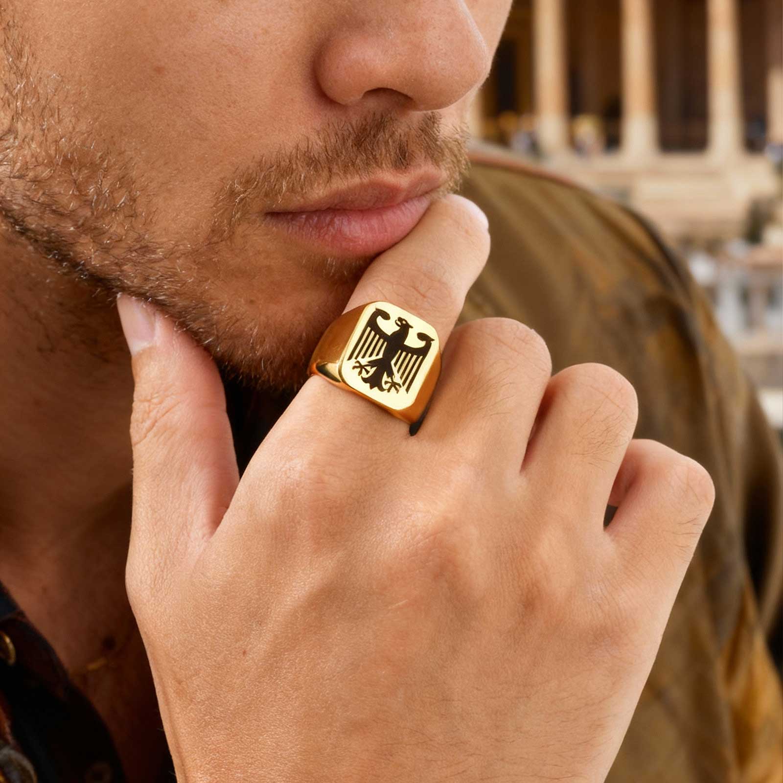 Custom Flying Hawk Eagle Ring  - Vintage Fashion Rings For Women recension och pris