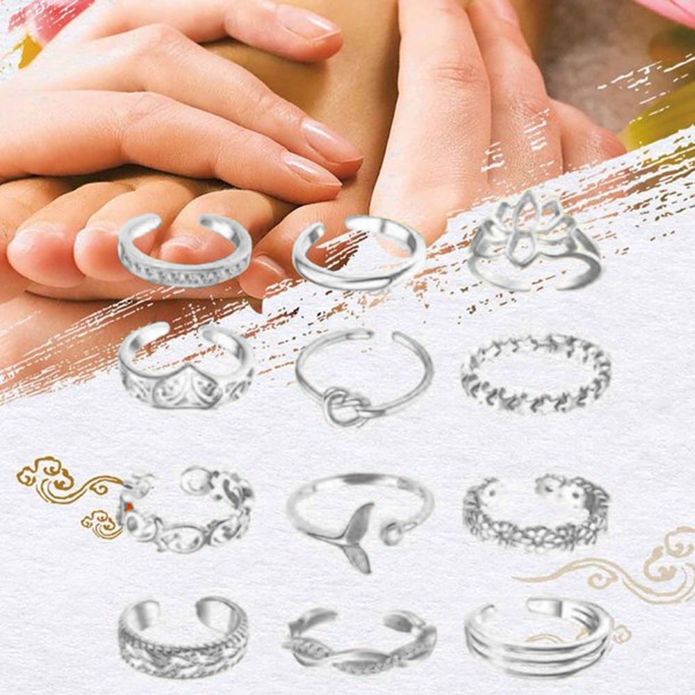 Alloy Beach Foot Accessories L - Vintage Fashion Rings For Women recension och pris