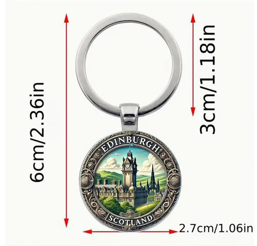 Edinburgh Scottish Keychain, a - Vintage Fashion Edinburgh recension och pris