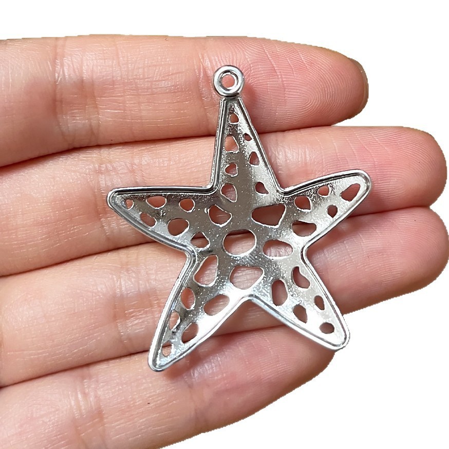 4Pcs Silvery Starfish Sea Star - Vintage Fashion Words recension och pris