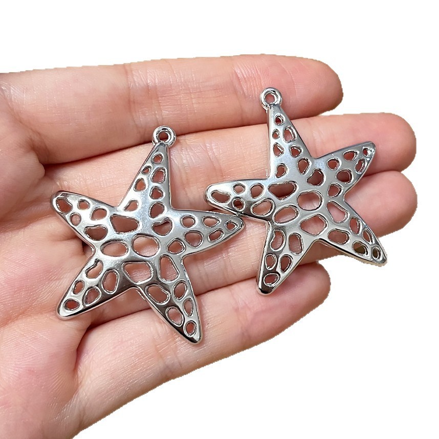 4Pcs Silvery Starfish Sea Star - Vintage Fashion Words recension och pris