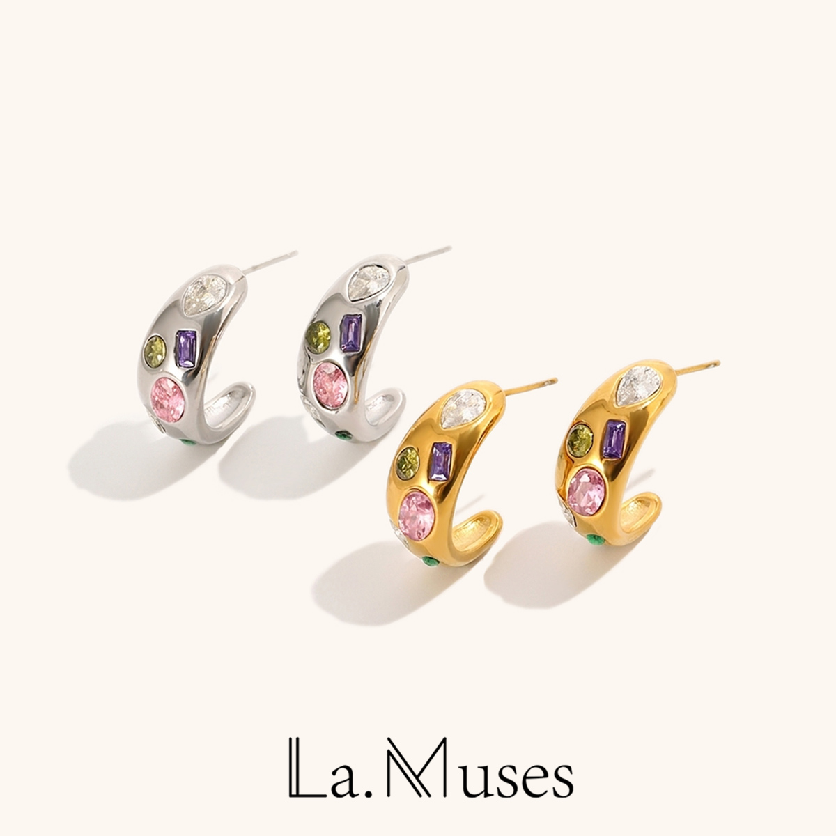 La. Muses Geometric Colored Zi - Vintage Fashion La recension och pris