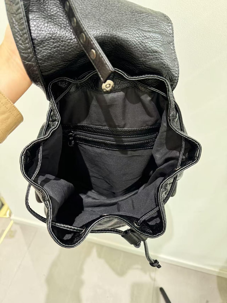 Gothic Punk PU Leather Shoulde - Vintage Fashion Boutique recension och pris