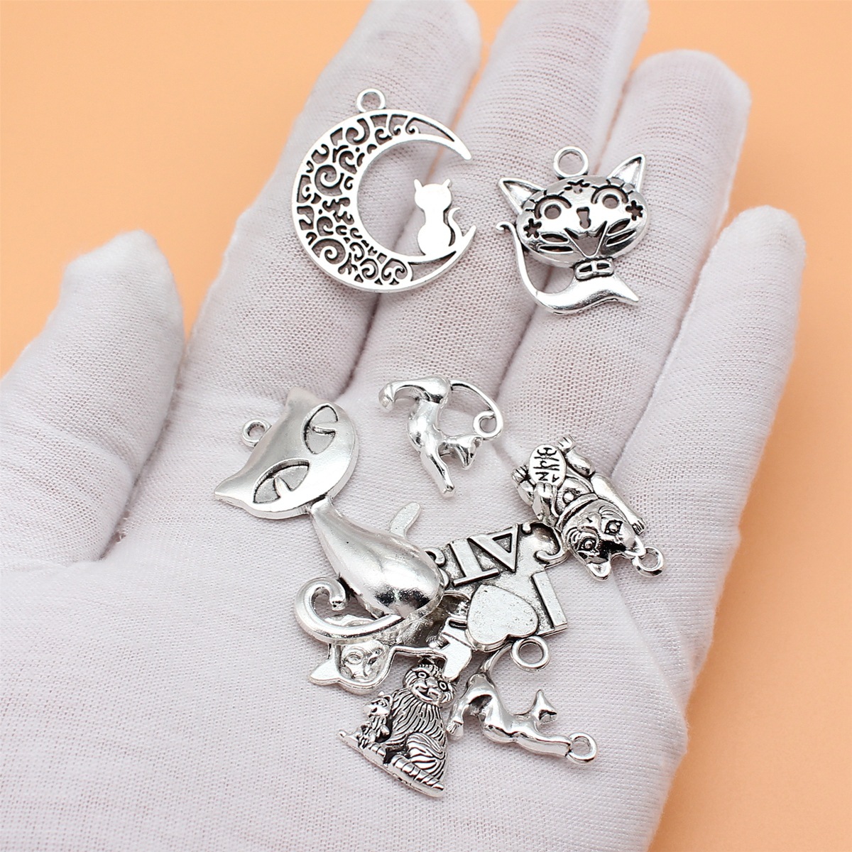 100Pcs/Bag 9 Styles Antique Si - Vintage Fashion Words recension och pris