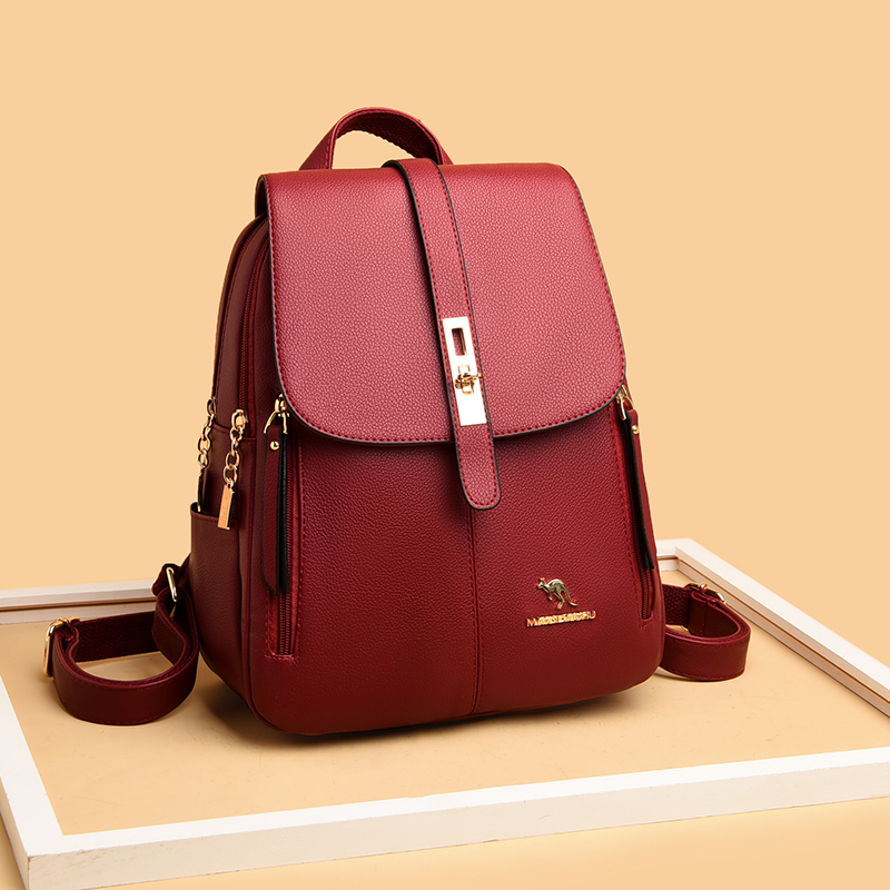 Luxury Women Leather Backpacks - Vintage Fashion Boutique recension och pris